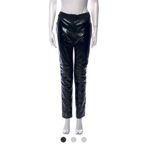 Chanel Vintage Calfskin Skinny Leg Pants Size Small